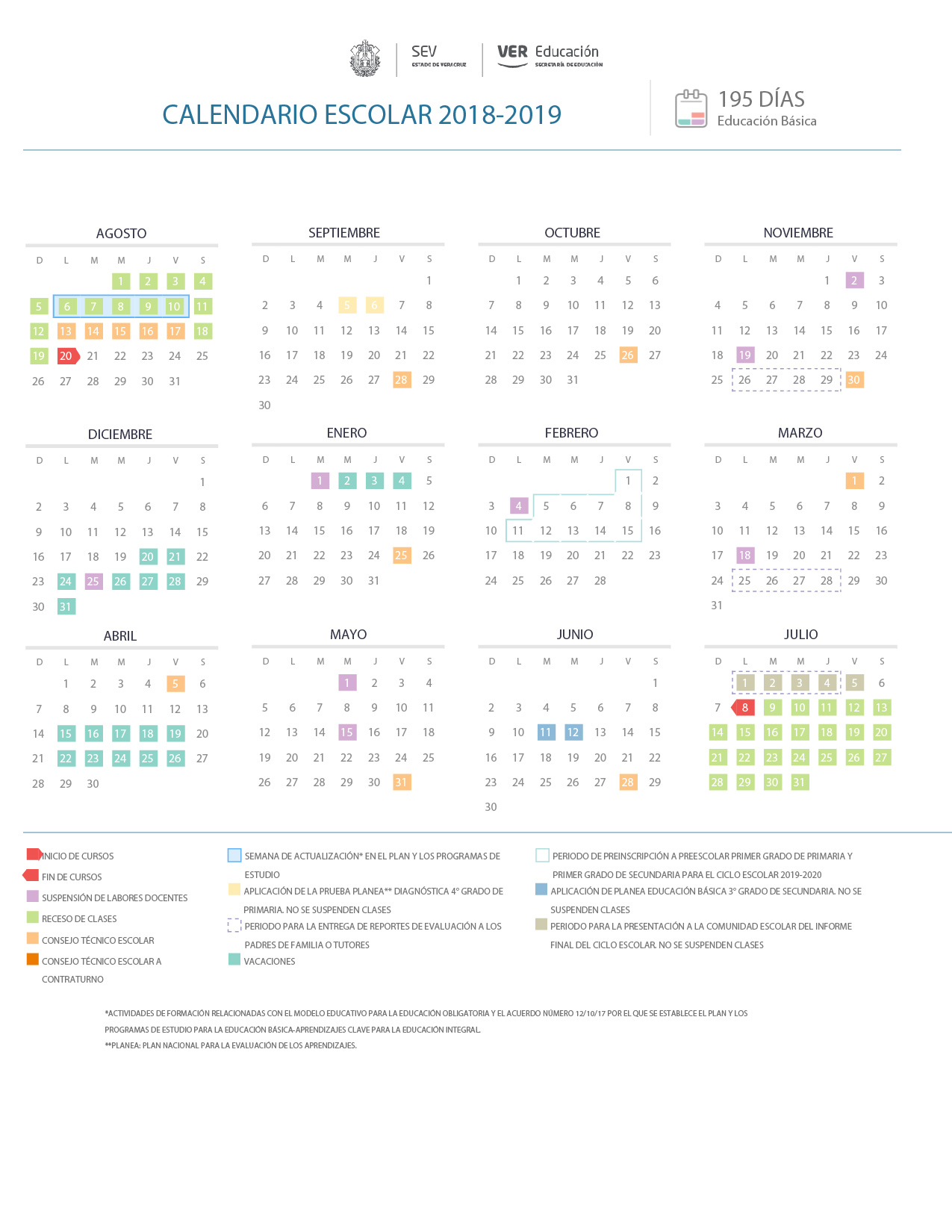 Calendario Basico18 19